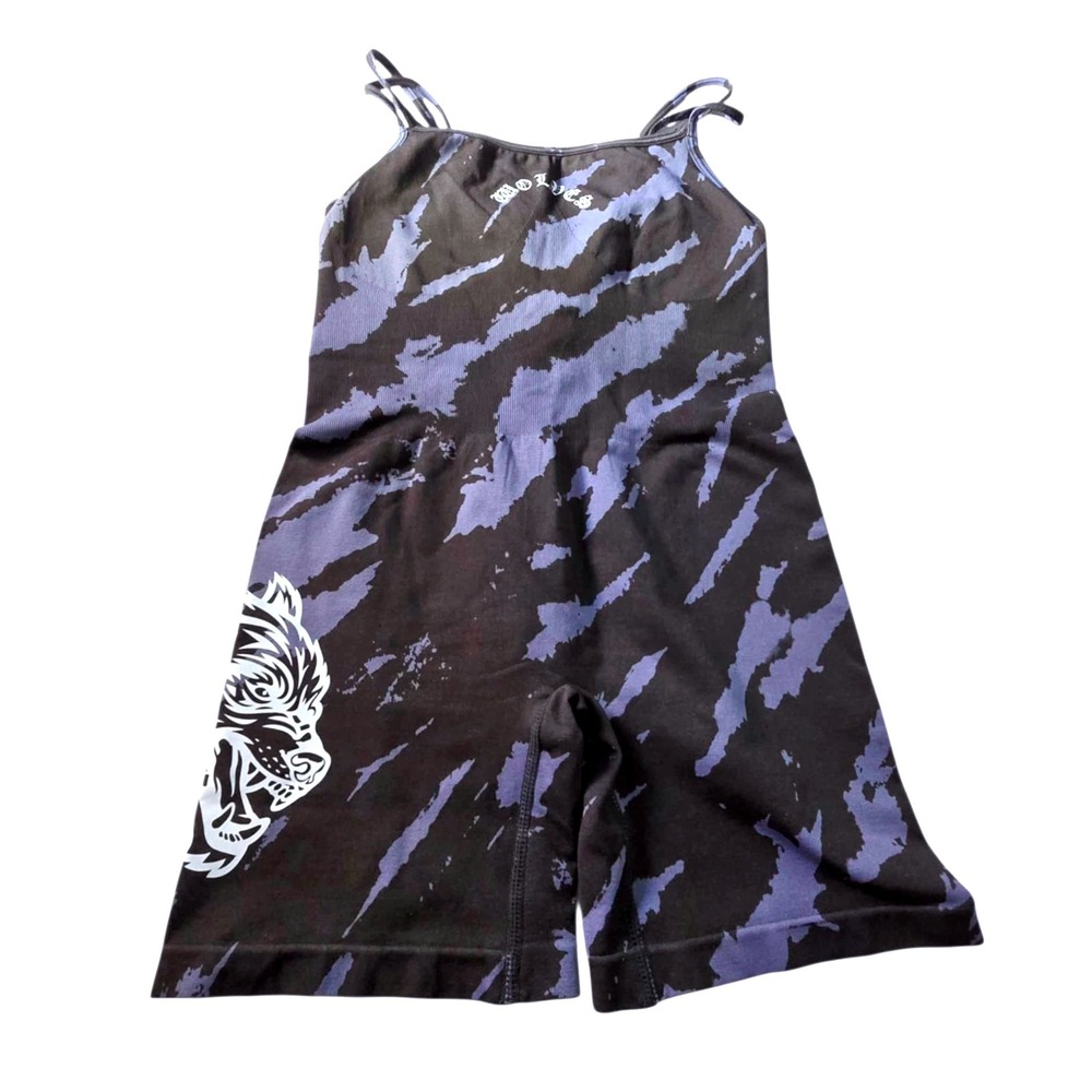 Darc Sport Chopper Everson Sierra Bodysuit Women Medium Purple Stone Native Camo